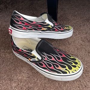 flamed vans